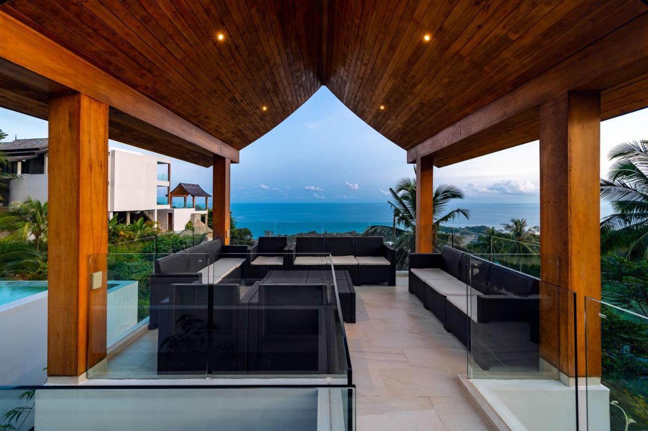 Samui Relax Airfreshing Privacy Modern Luxury Seaview Natural Rainforest Infinity Pool Villa With 3 Beds Suits With Housekeeper Koh Samui Exterior photo