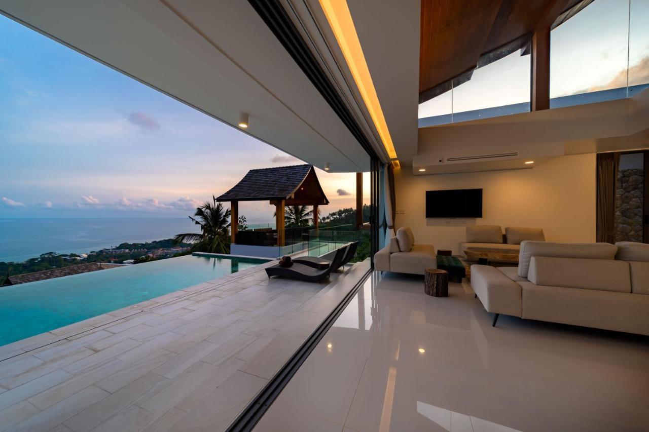 Samui Relax Airfreshing Privacy Modern Luxury Seaview Natural Rainforest Infinity Pool Villa With 3 Beds Suits With Housekeeper Koh Samui Exterior photo